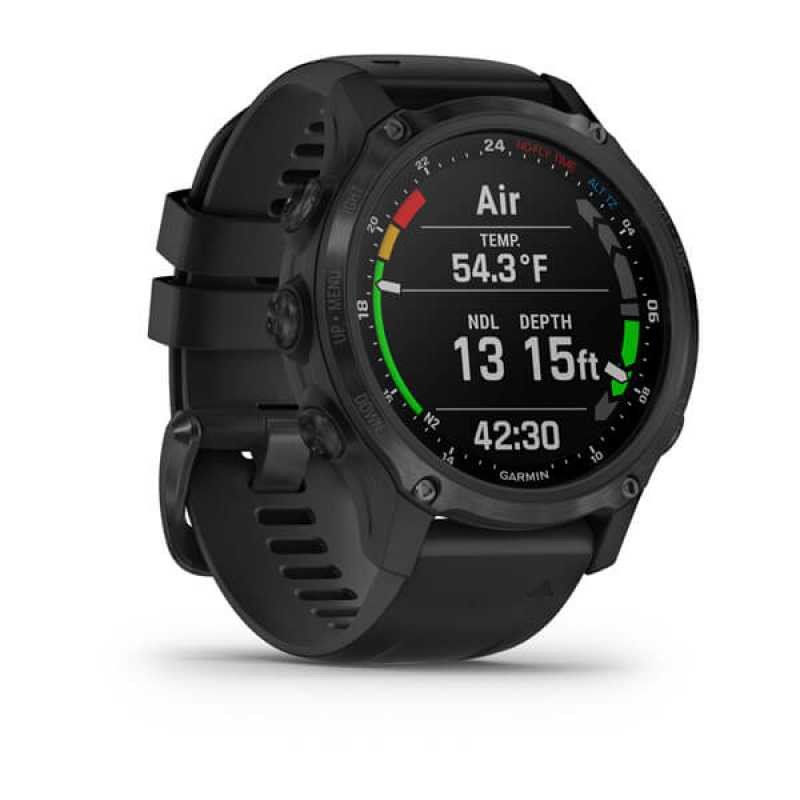Спортивные часы Garmin Descent Mk2S Carbon Grey with Black Silicone Band (010-02403-04)  Фото №0