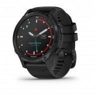 Спортивные часы Garmin Descent Mk2S Carbon Grey with Black Silicone Band (010-02403-04) 