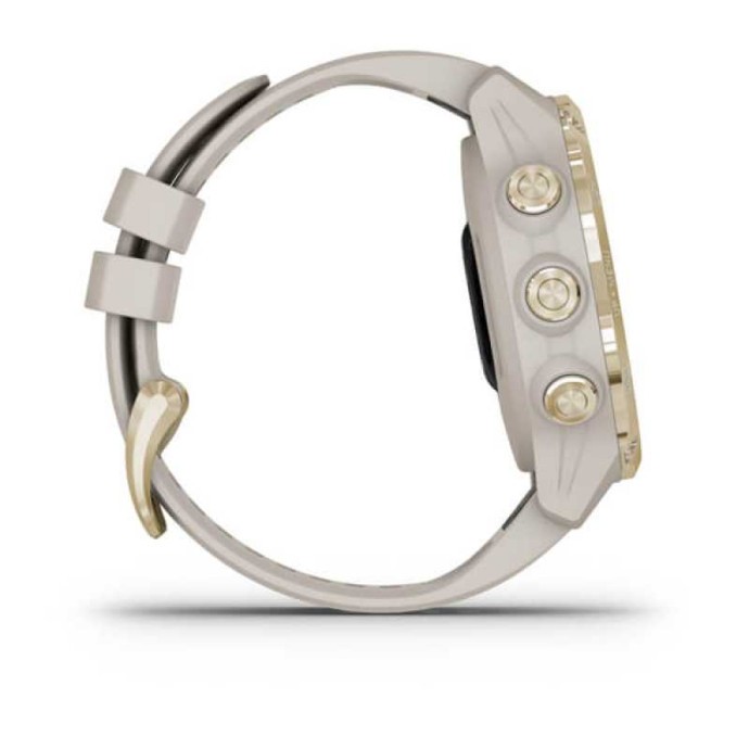 Спортивные часы Garmin Descent Mk2S Light Gold with Light Sand Silicone Band (010-02403-01)  Фото №1