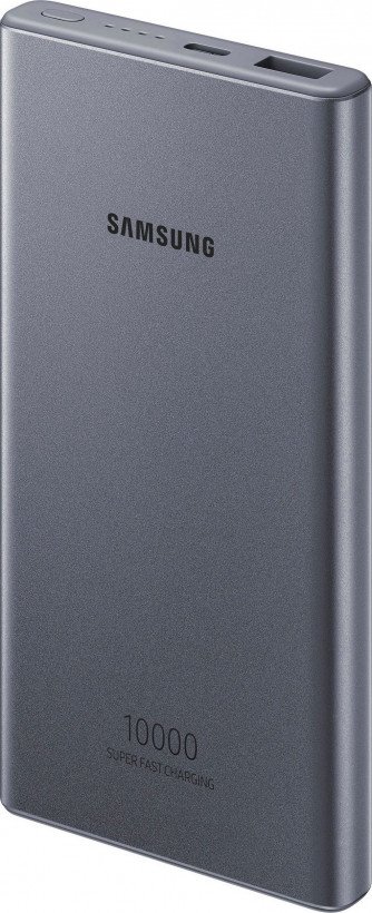 Зовнішній акумулятор (Power Bank) Samsung 10000mAh 25W dark grey (EB-P3300XJEGEU, EB-P3300XJRGRU)  Фото №2