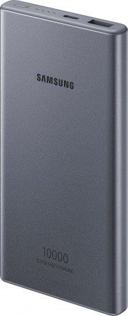 Зовнішній акумулятор (Power Bank) Samsung 10000mAh 25W dark grey (EB-P3300XJEGEU, EB-P3300XJRGRU)  Фото №2