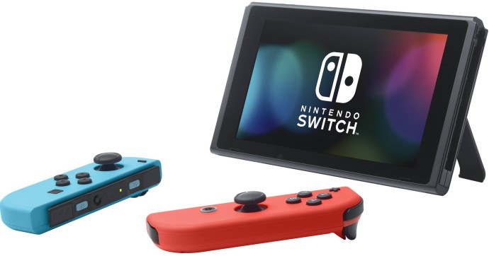 Портативная игровая приставка Nintendo Switch with Neon Blue and Neon Red Joy-Con  Фото №2