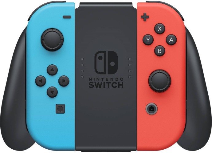 Портативная игровая приставка Nintendo Switch with Neon Blue and Neon Red Joy-Con  Фото №6