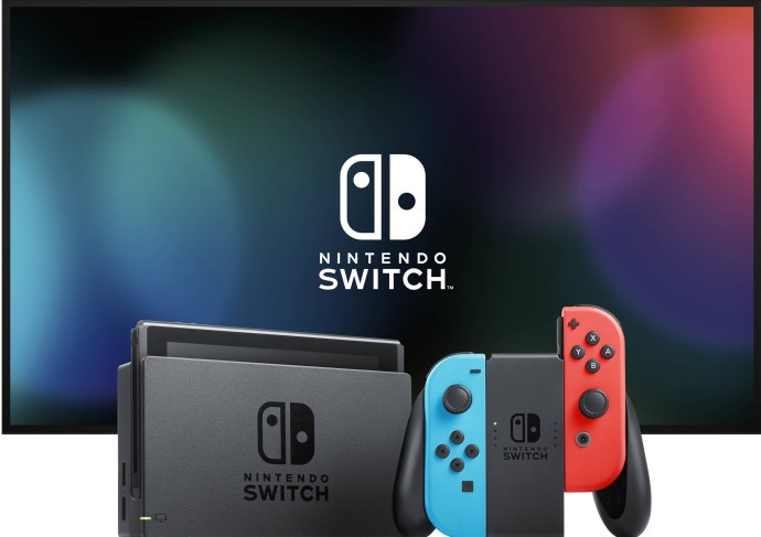 Портативная игровая приставка Nintendo Switch with Neon Blue and Neon Red Joy-Con  Фото №10