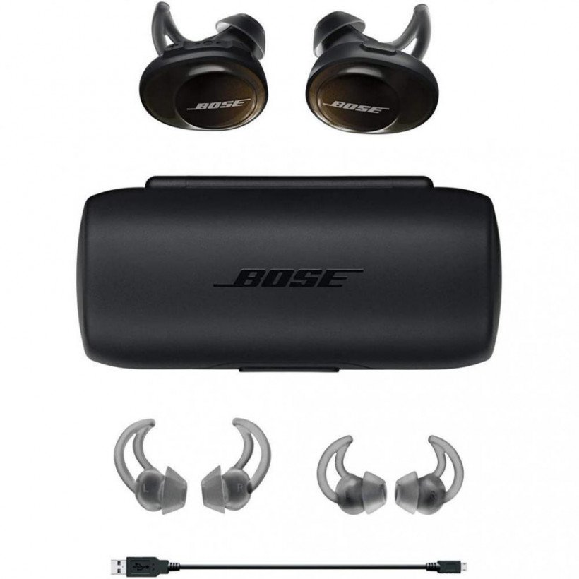 Наушники TWS (&quot;полностью беспроводные&quot;) Bose SoundSport Free Wireless Black 774373-0010  Фото №0