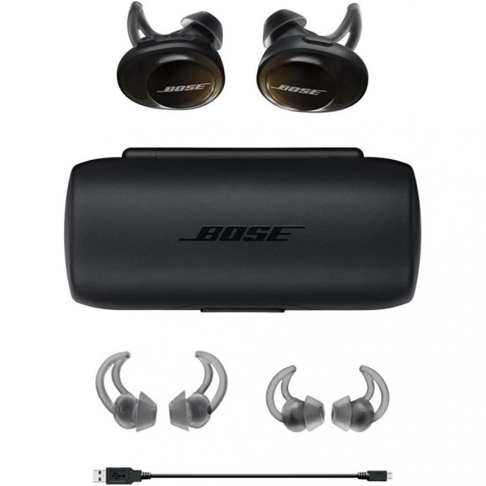 Наушники TWS (&quot;полностью беспроводные&quot;) Bose SoundSport Free Wireless Black 774373-0010  Фото №0