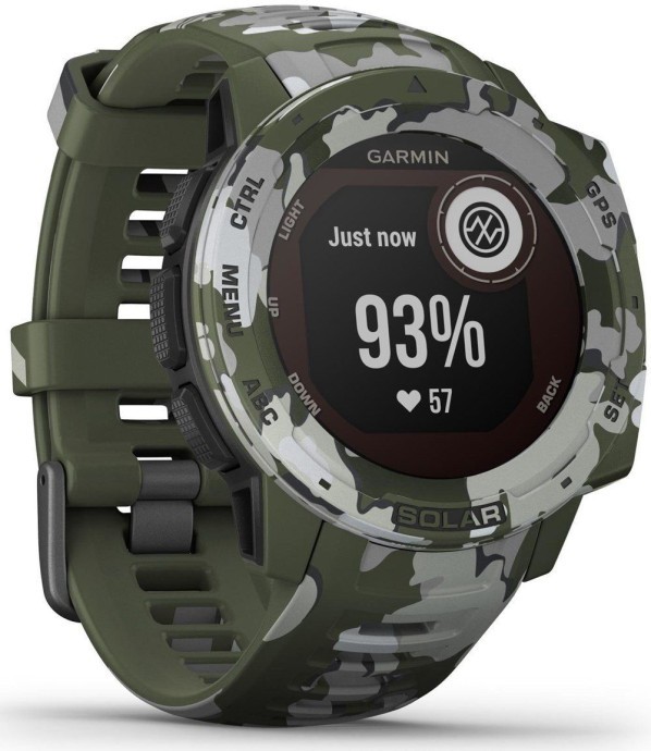 Смарт-годинник Garmin Instinct Solar Lichen Camo (010-02293-06/010-02293-16)  Фото №1