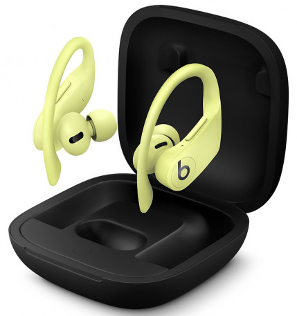 Беспроводные наушники Beats Powerbeats Pro Totally Wireless Earphones Yellow (MXY92)  Фото №1