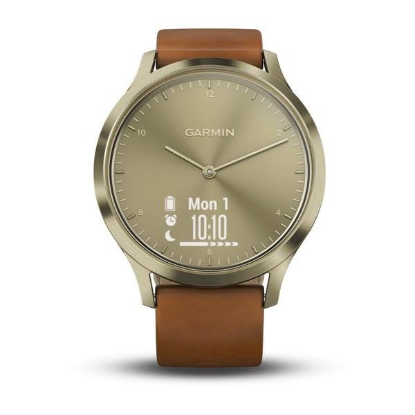 Смарт-годинник Garmin Vivomove Hr Premium Gold Aktivitt Tracker S/M Gre 010-01850-05  Фото №0