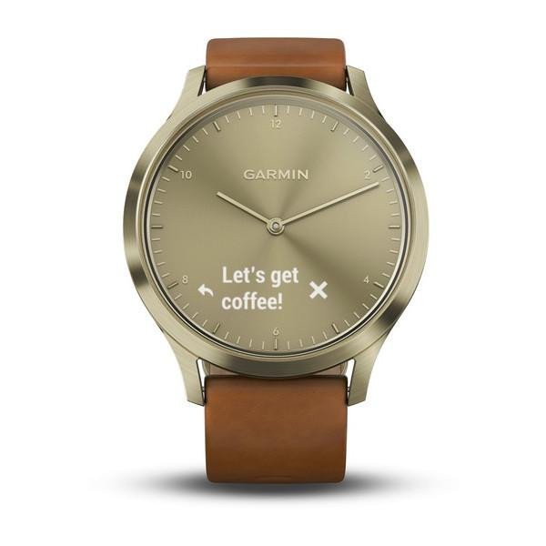 Смарт-годинник Garmin Vivomove Hr Premium Gold Aktivitt Tracker S/M Gre 010-01850-05  Фото №8