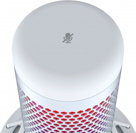 Мікрофон для ПК/ для стрімінгу, подкастів HyperX QuadCast S White (519P0AA)  Фото №3
