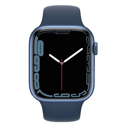 Смарт-годинник Apple Watch Series 7 GPS 45mm Blue Aluminum Case With Blue Sport Band (MKN83)