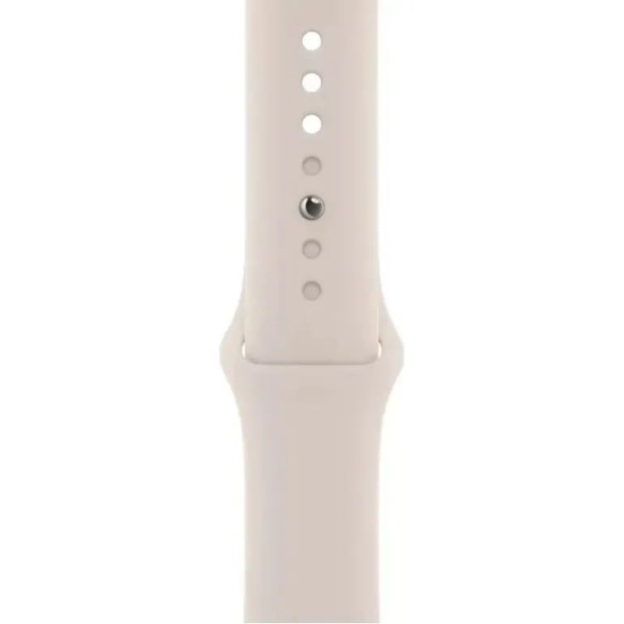 Смарт-часы Apple Watch Series 8 GPS 41mm Starlight Aluminum Case with Starlight Sport Band (MNP63, MNU93)  Фото №1