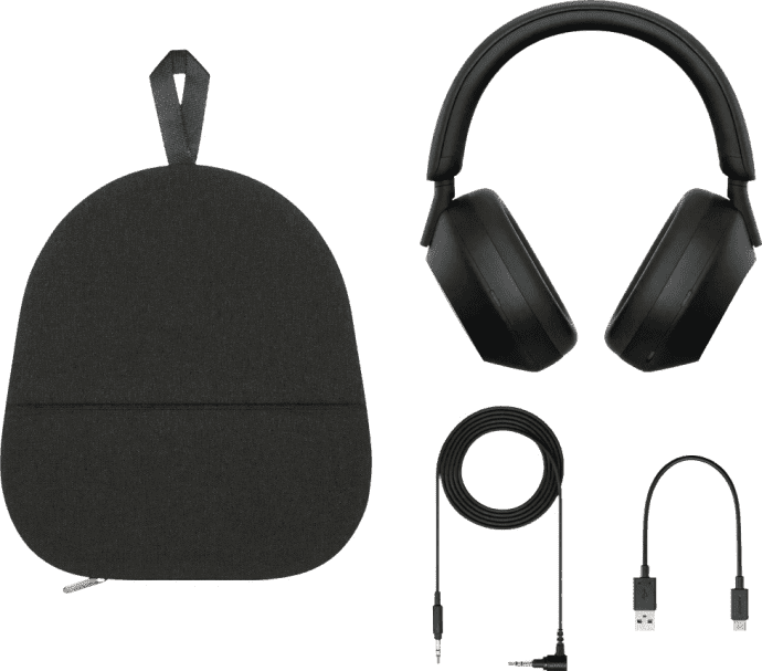 Наушники с микрофоном Sony WH-1000XM5 Black (WH1000XM5B.CE7)  Фото №4