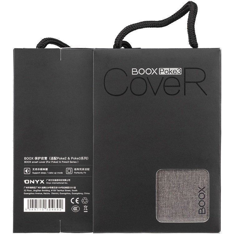 Чохол Onyx BOOX Smart Cover Poke2/Poke3 Grey  Фото №1