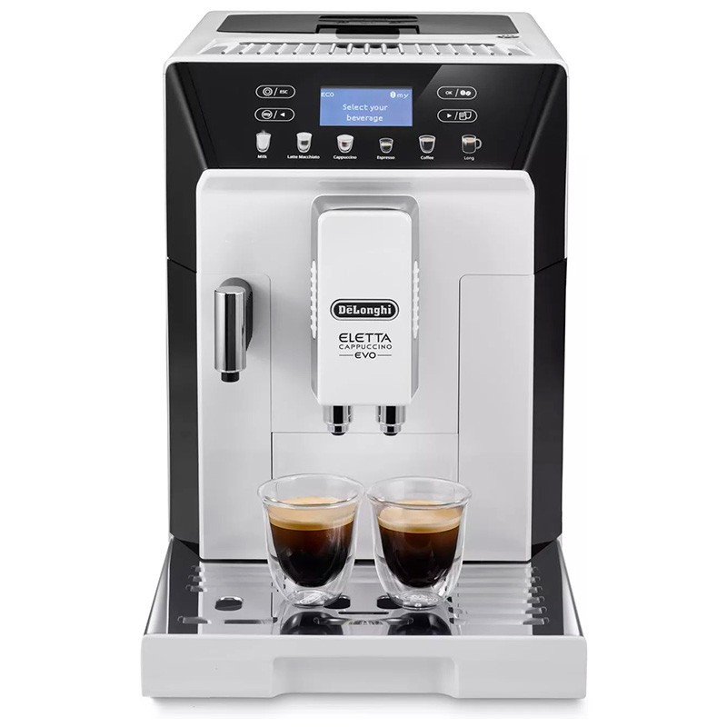 Кавомашина автоматична Delonghi Eletta Cappuccino EVO ECAM 46.860.W  Фото №0