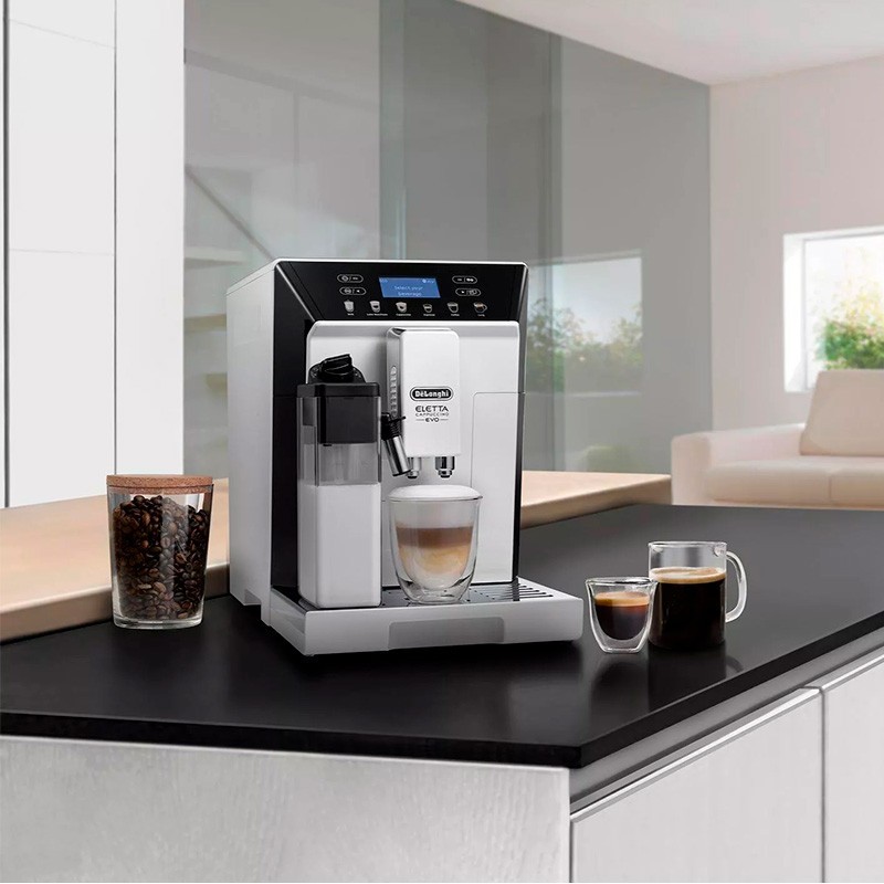 Кавомашина автоматична Delonghi Eletta Cappuccino EVO ECAM 46.860.W  Фото №2