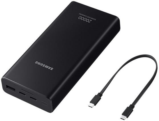 Внешний аккумулятор (Power Bank) Samsung EB-P5300 20000mAh Dark Gray (EB-P5300XJEGEU)  Фото №3