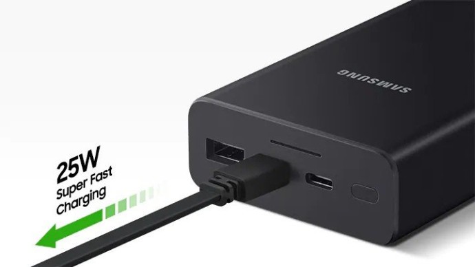 Внешний аккумулятор (Power Bank) Samsung EB-P5300 20000mAh Dark Gray (EB-P5300XJEGEU)  Фото №4