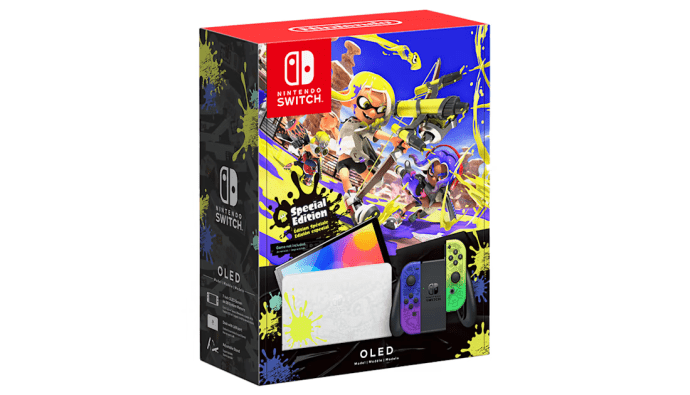 Портативна ігрова приставка Nintendo Switch OLED Model Splatoon 3 Edition  Фото №3