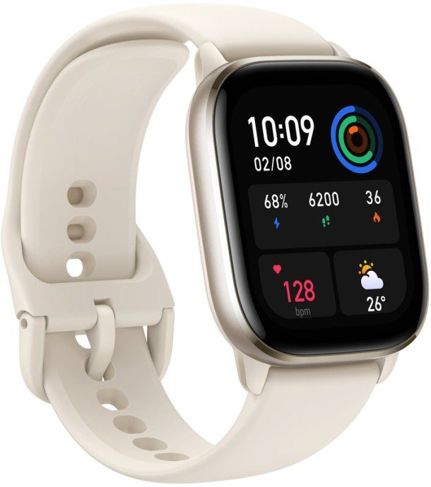 Смарт-годинник Amazfit GTS 4 Mini Moonlight White  Фото №1