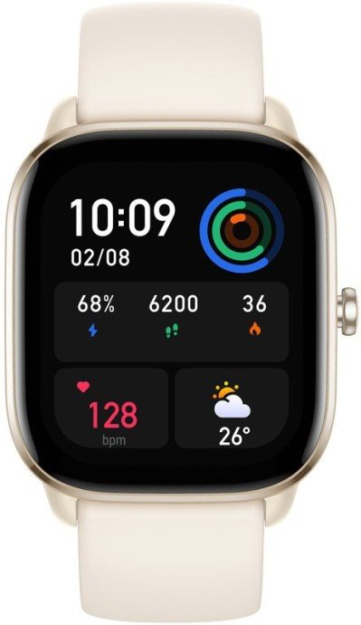 Смарт-годинник Amazfit GTS 4 Mini Moonlight White  Фото №2