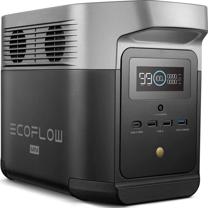 Зарядная станция с солнечной батареей EcoFlow DELTA Mini (DELTAmini-EU)  Фото №0