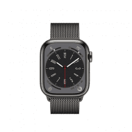 Смарт-годинник Apple Watch Series 8 GPS + Cellular 41mm Graphite S. Steel Case w. Milanese Loop Graphite (MNJL3/MNJM3)