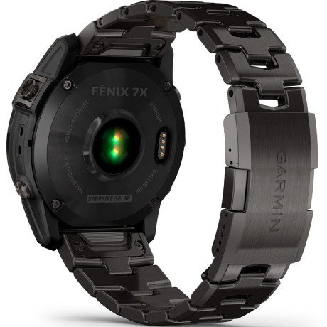 Смарт-часы Garmin Fenix 7X Sapphire Solar C. Grey DLC Titanium w. Carbon Grey DLC Vented T. Band (010-02541-27)  Фото №3