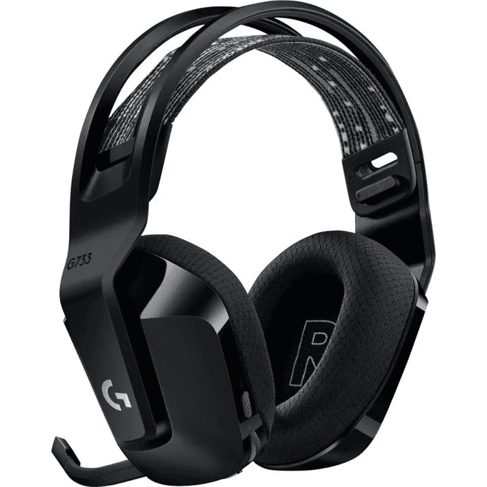 Комп&#039;ютерна гарнітура Logitech G733 Lightspeed Wireless Black (981-000864)  Фото №1