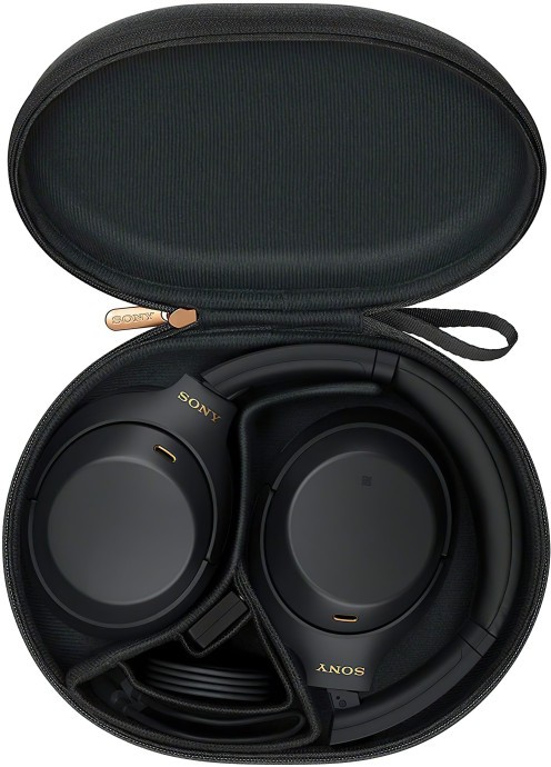 Навушники з мікрофоном Sony WH-1000XM4 Black (WH1000XM4B)  Фото №7