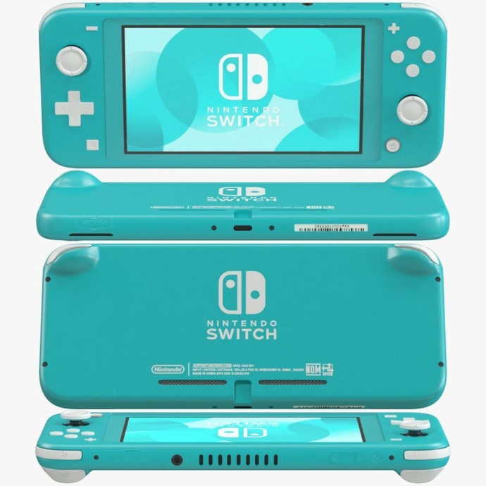 Портативная игровая приставка Nintendo Switch Lite Turquoise (045496452711)  Фото №1