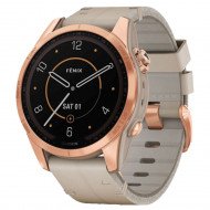 Смарт-годинник Garmin Fenix 7S Sapphire Solar Rose G. Titanium w. Limestone L. Band (010-02539-35)