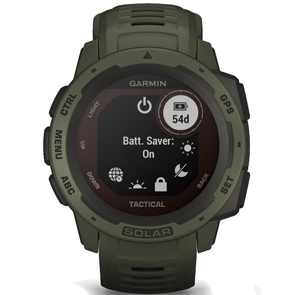Смарт-годинник Garmin Instinct Solar Tactical Edition Moss (010-02293-04)  Фото №2