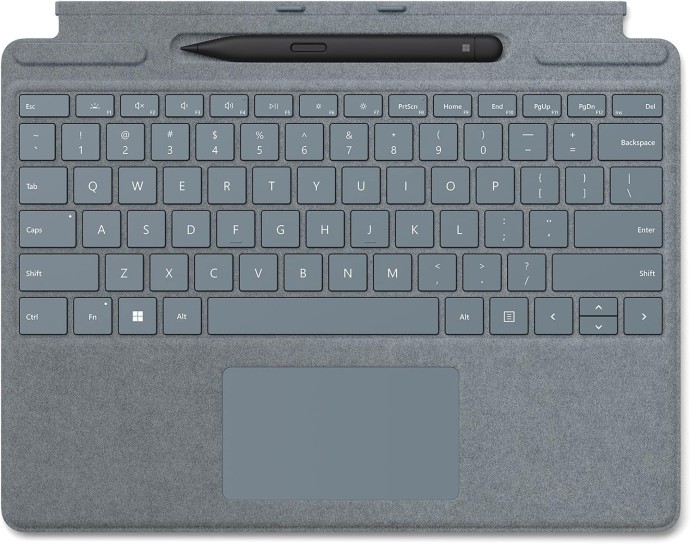 Чохол-клавіатура для планшета Microsoft Surface Pro Signature Keyboard Platinum with Slim Pen 2 (8X6-00070)