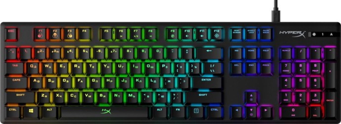 Клавіатура HyperX Alloy Origins USB (HX-KB6RDX-RU, 4P4F6AX)
