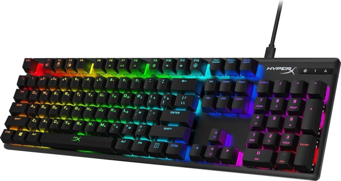 Клавіатура HyperX Alloy Origins USB (HX-KB6RDX-RU, 4P4F6AX)  Фото №0