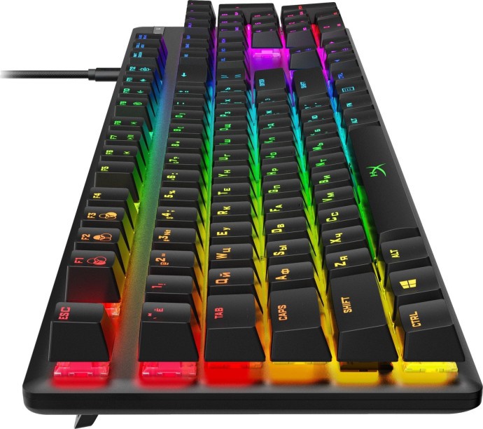 Клавіатура HyperX Alloy Origins USB (HX-KB6RDX-RU, 4P4F6AX)  Фото №2