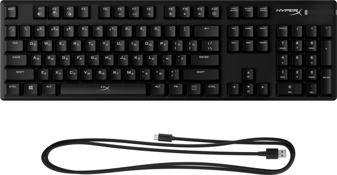 Клавіатура HyperX Alloy Origins USB (HX-KB6RDX-RU, 4P4F6AX)  Фото №3