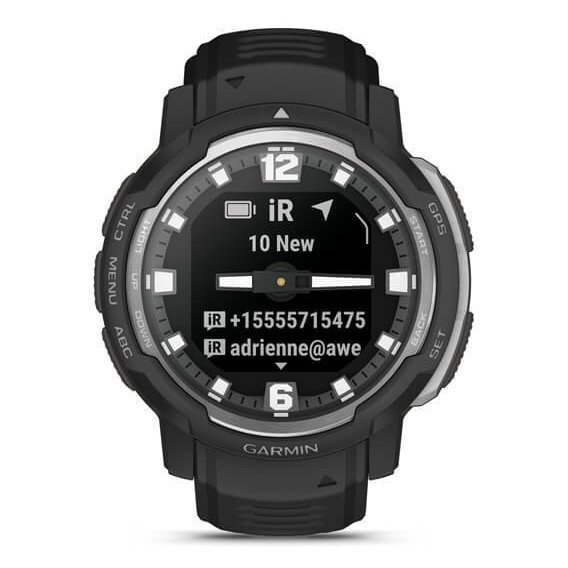 Смарт-годинник Garmin Instinct Crossover - Standard Edition Black (010-02730-13/03)