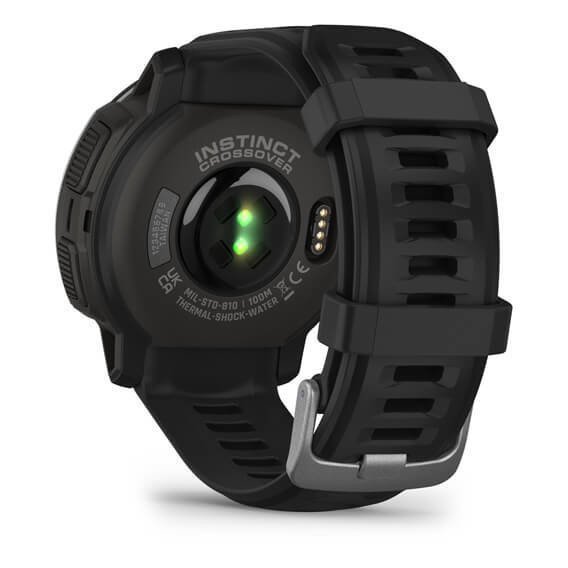 Смарт-годинник Garmin Instinct Crossover - Standard Edition Black (010-02730-13/03)  Фото №1