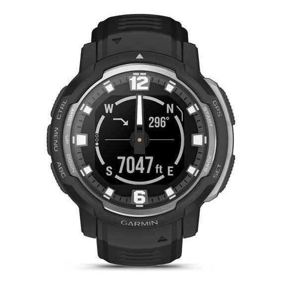 Смарт-годинник Garmin Instinct Crossover - Standard Edition Black (010-02730-13/03)  Фото №2