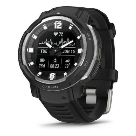 Смарт-годинник Garmin Instinct Crossover - Standard Edition Black (010-02730-13/03)  Фото №0