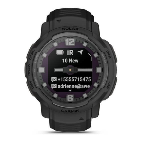 Смарт-часы Garmin Instinct Crossover Solar - Tactical Edition Black (010-02730-10/00)