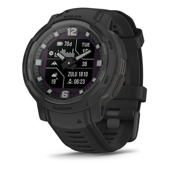 Смарт-часы Garmin Instinct Crossover Solar - Tactical Edition Black (010-02730-10/00)  Фото №0