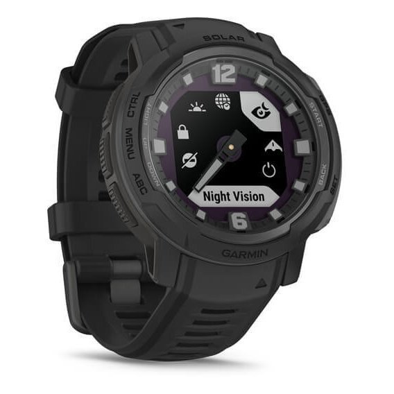 Смарт-часы Garmin Instinct Crossover Solar - Tactical Edition Black (010-02730-10/00)  Фото №6