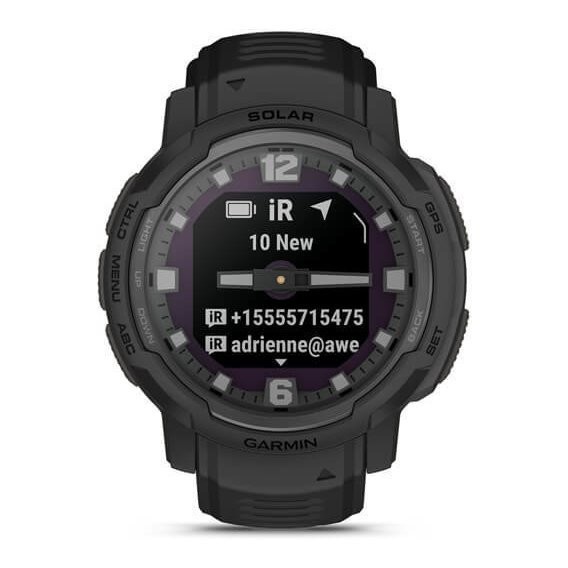 Смарт-годинник Garmin Instinct Crossover Solar - Tactical Edition Black (010-02730-10/00)