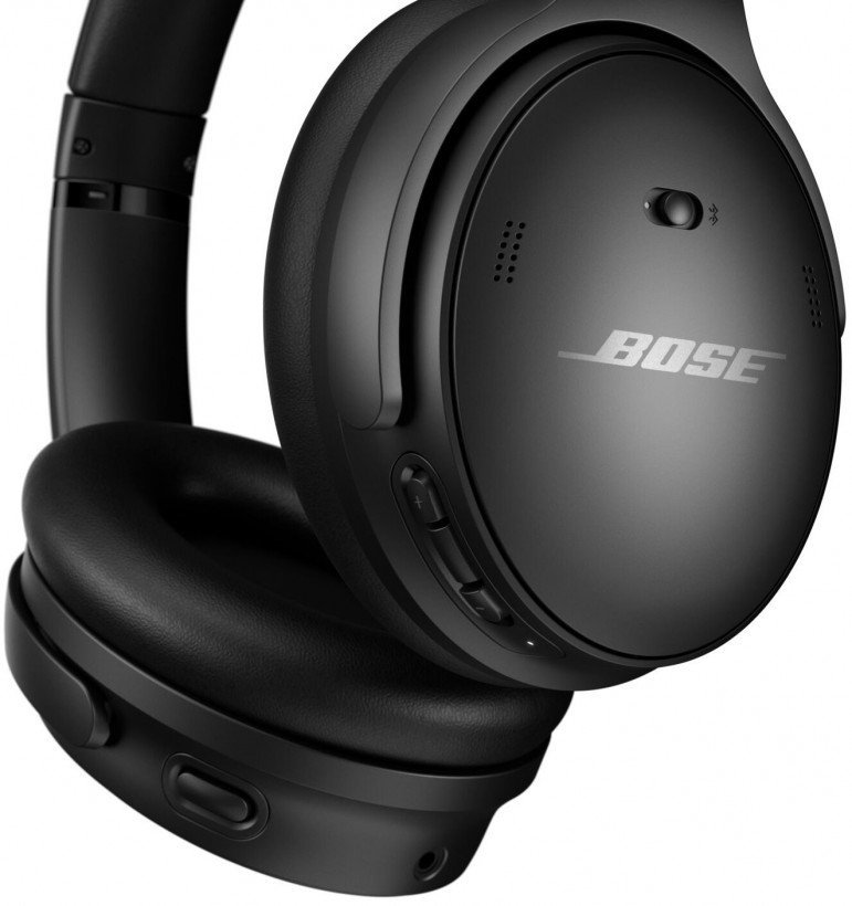 Наушники с микрофоном Bose QuietComfort 45 Black (866724-0100)  Фото №4