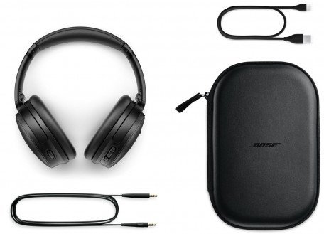 Наушники с микрофоном Bose QuietComfort 45 Black (866724-0100)  Фото №9