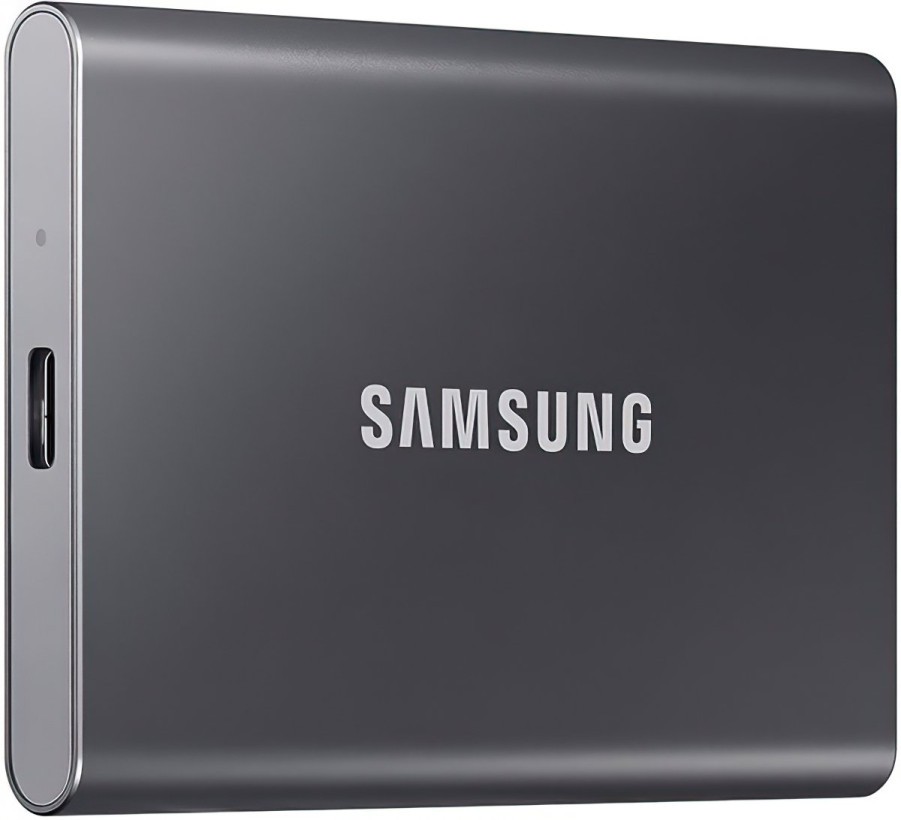 SSD накопитель Samsung T7 2 TB Titan Gray (MU-PC2T0T/WW)  Фото №0